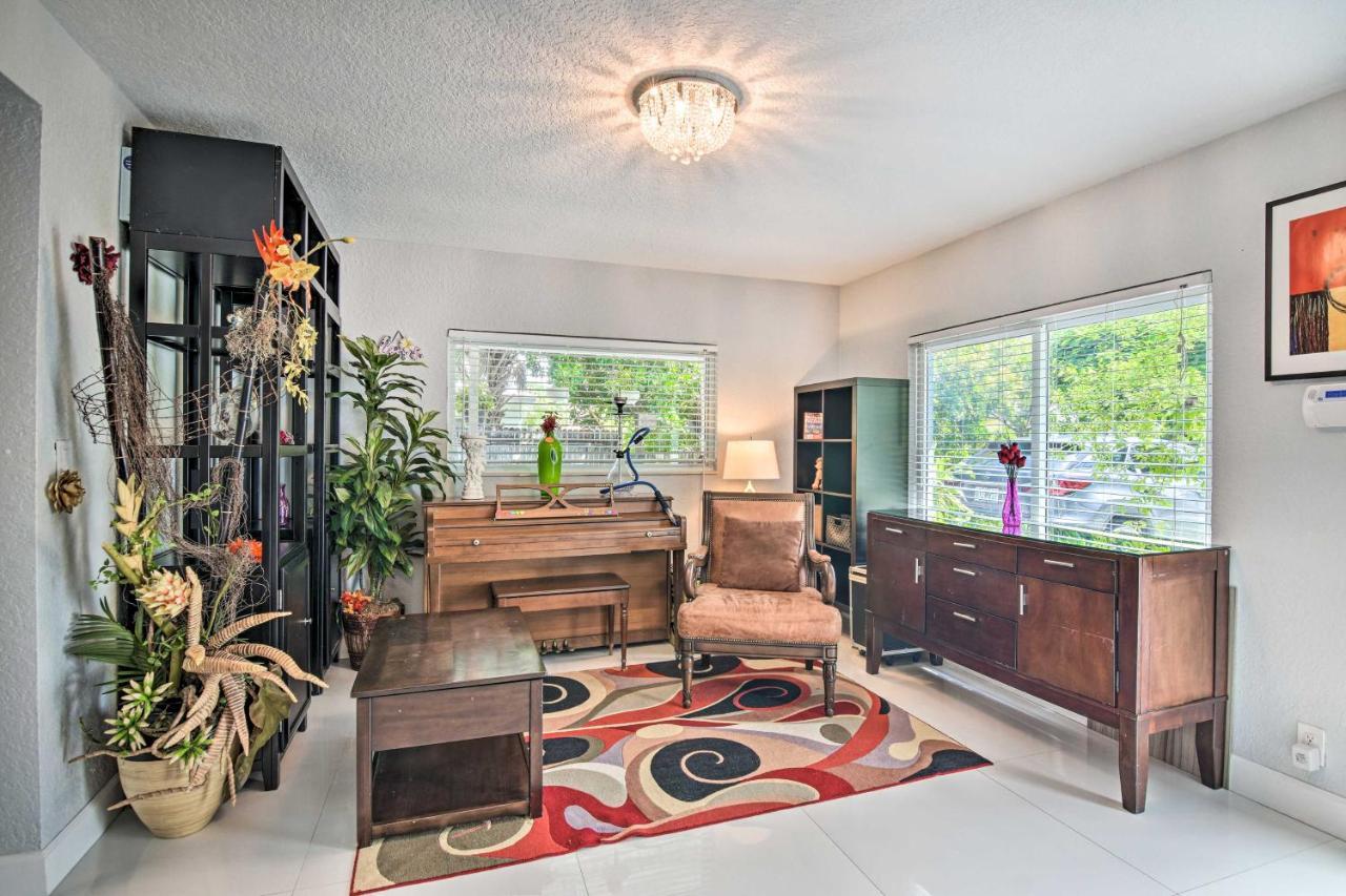 Shady And Eclectic Fort Lauderdale Dwelling With Yard! 외부 사진