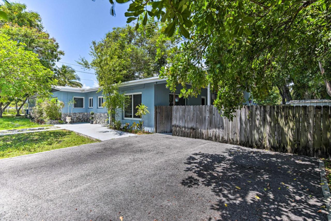 Shady And Eclectic Fort Lauderdale Dwelling With Yard! 외부 사진