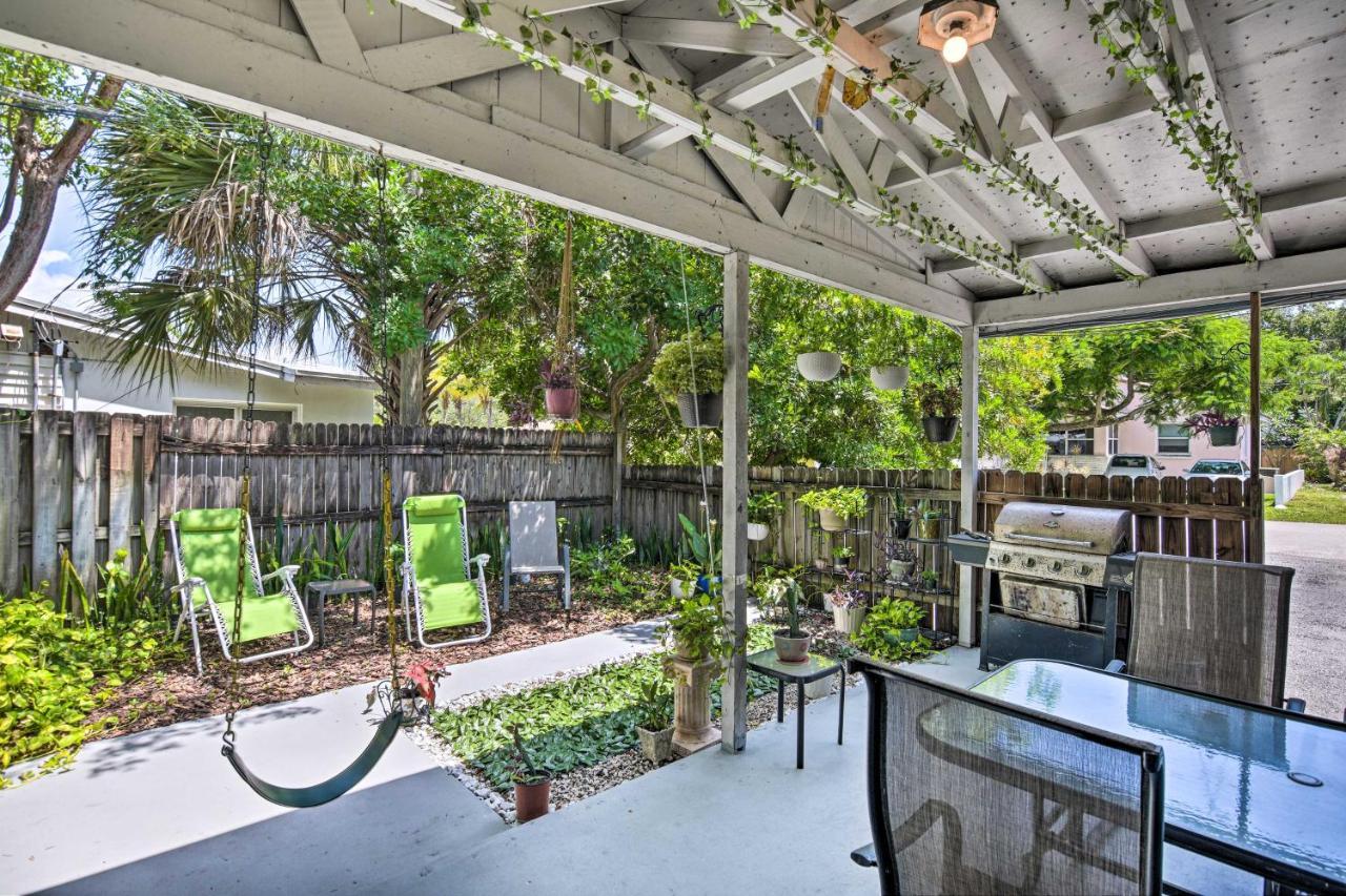 Shady And Eclectic Fort Lauderdale Dwelling With Yard! 외부 사진