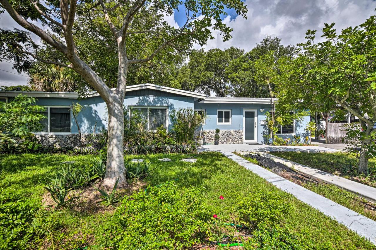 Shady And Eclectic Fort Lauderdale Dwelling With Yard! 외부 사진